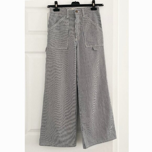 Nili Lotan "Quentin" Striped Jeans, size 25 ** HEMMED ** - Picture 8 of 13